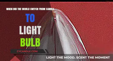 The Great Illumination Shift: From Candles to Light Bulbs