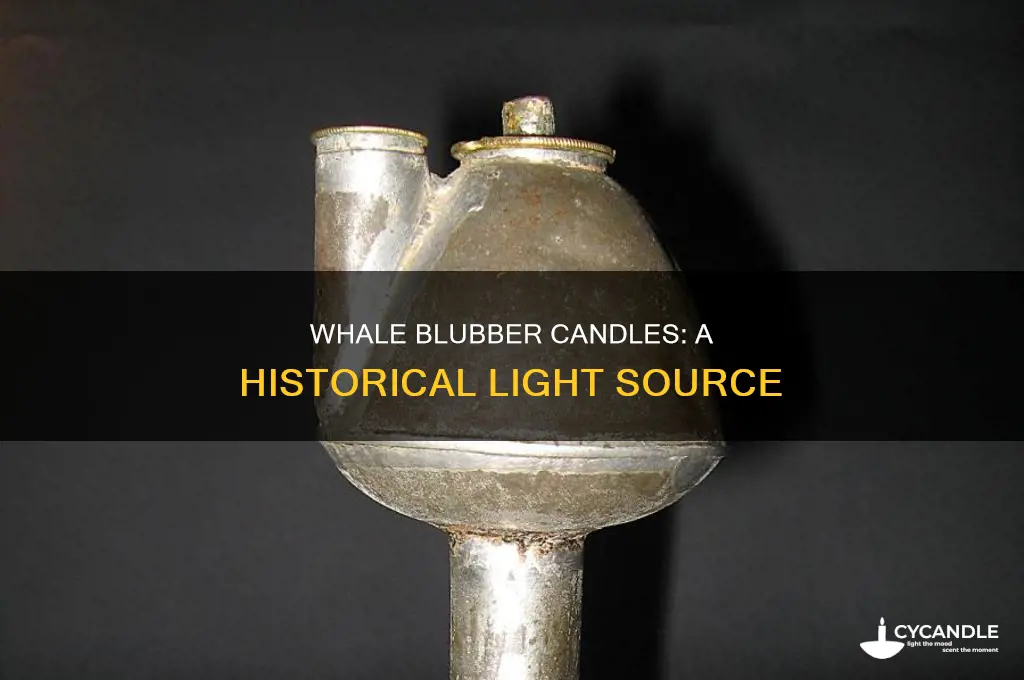 when did they start making candles out of whale blubber