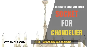 The End of Wood Candle Sockets in Chandeliers: A Historical Shift