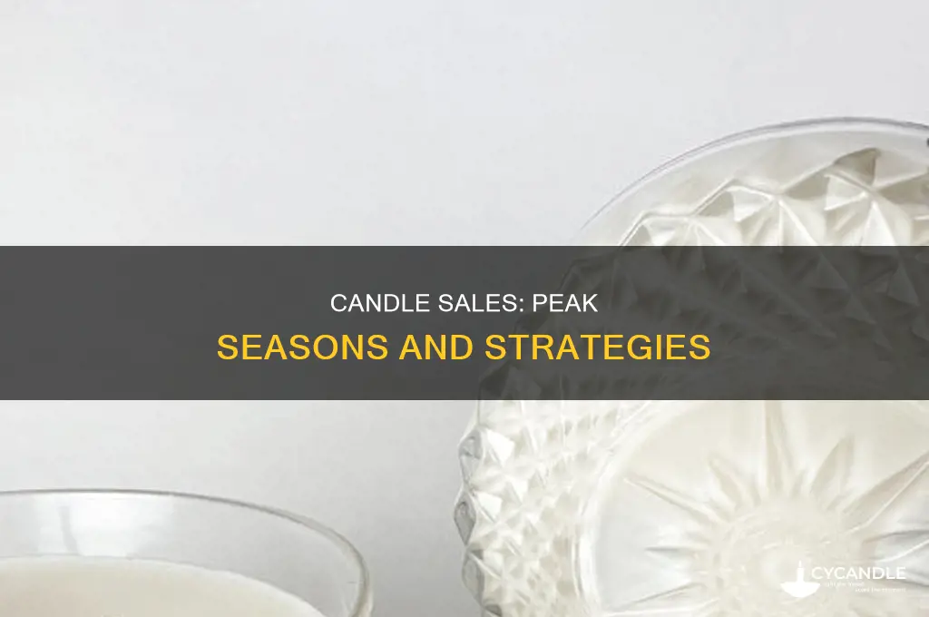 when do candles sell the most