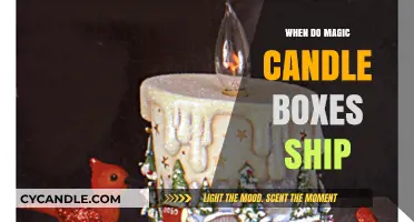 Magic Candle Boxes: Shipping Dates and Details