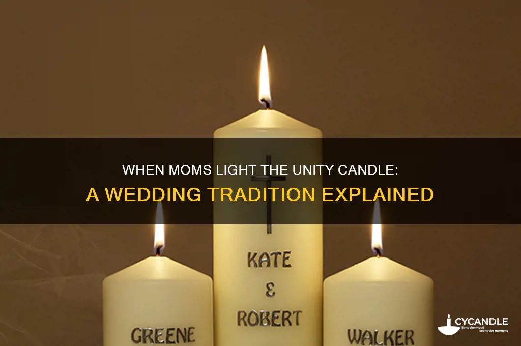 when do moms light unity candle