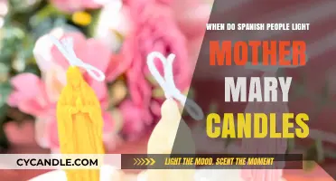 When Do Spanish People Light Mother Mary Candles?