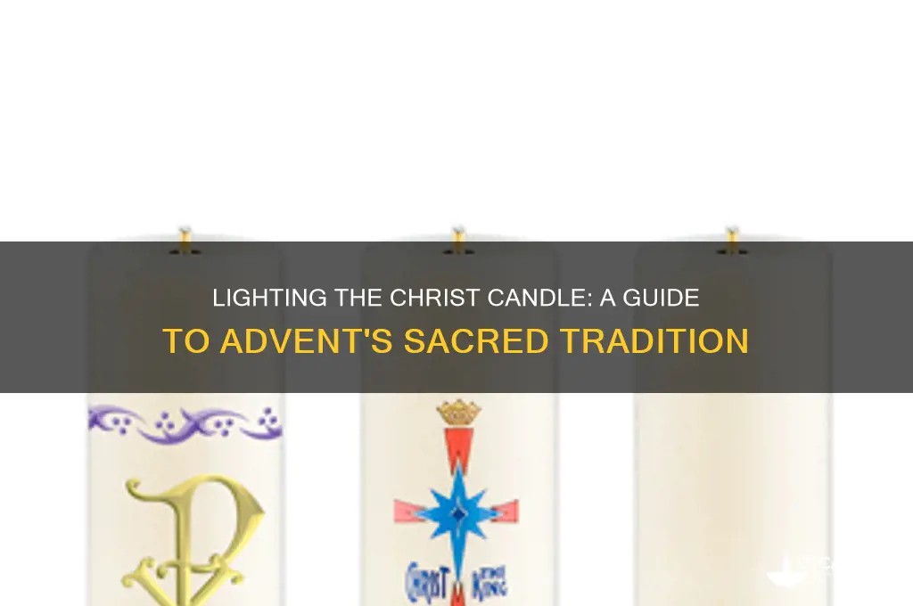 when do we light the christ candle
