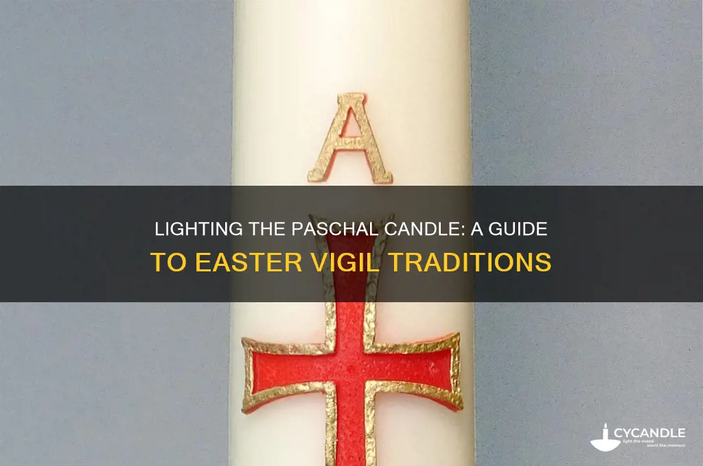 when do we light the paschal candle