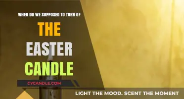 The Easter Candle: When to Extinguish Its Light