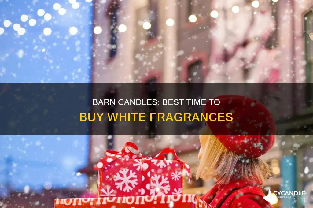 when do white barn candles go on sale