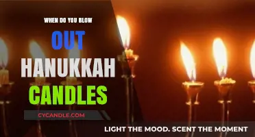 Hanukkah Candle Rituals: The Right Time to Blow Out the Lights