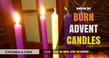 Lighting Advent Candles: A Guide to When and How to Burn