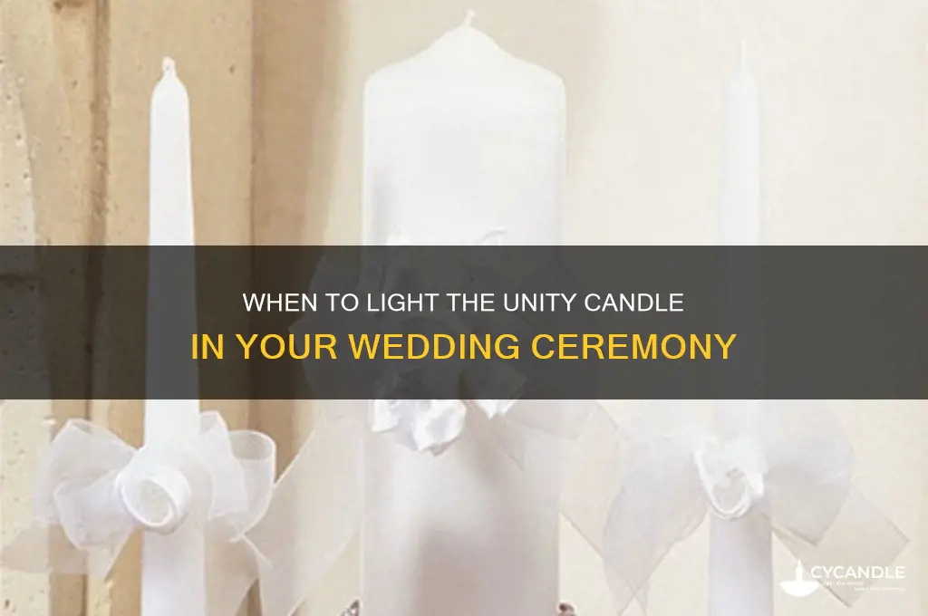 when do you do the unity candle