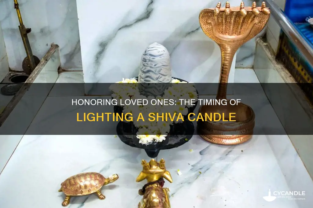 when do you light a shiva candle