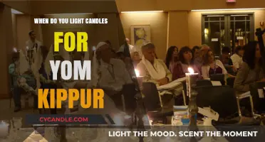 When to Light Yom Kippur Candles: A Guide to Observance