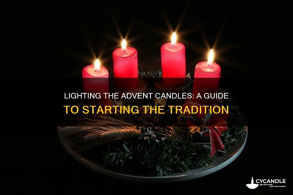 when do you start advent candles