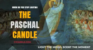 When Does the Paschal Candle's Light Cease to Shine?