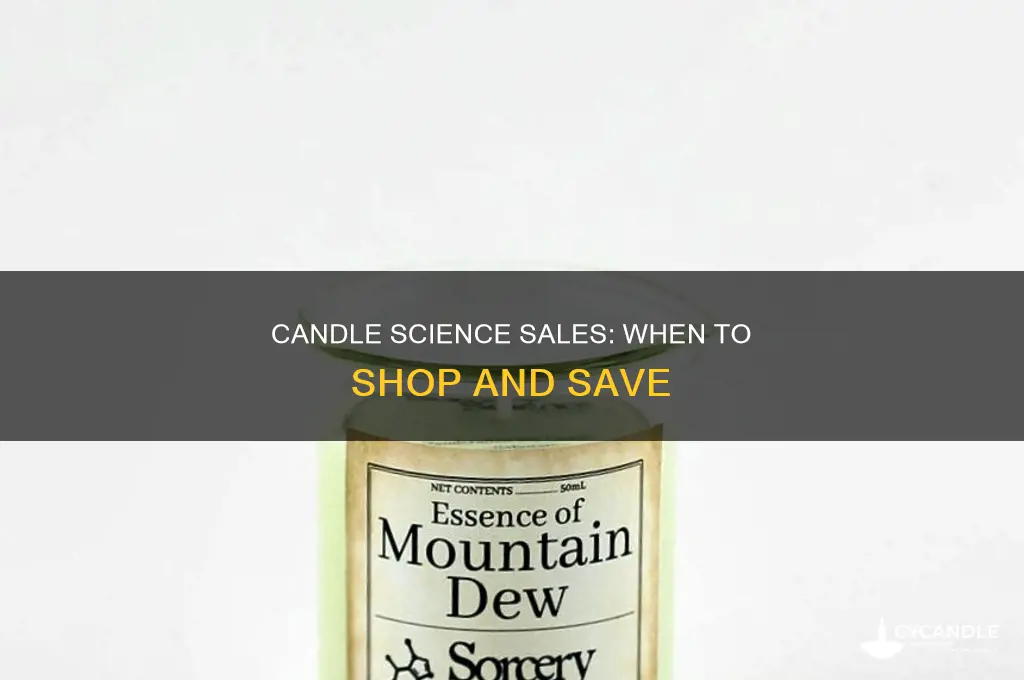 when does candle science have sales