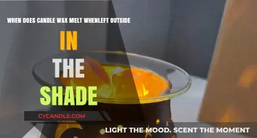 Shaded Candle Wax Melting Point: Understanding Outdoor Temperature Effects