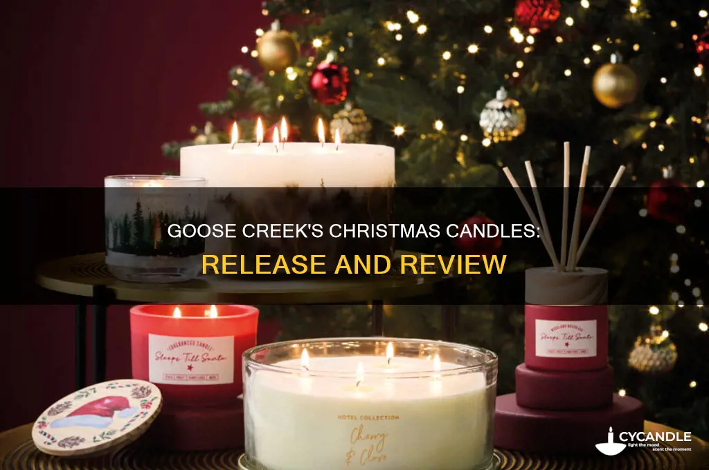 when does goose creek release christmas candles