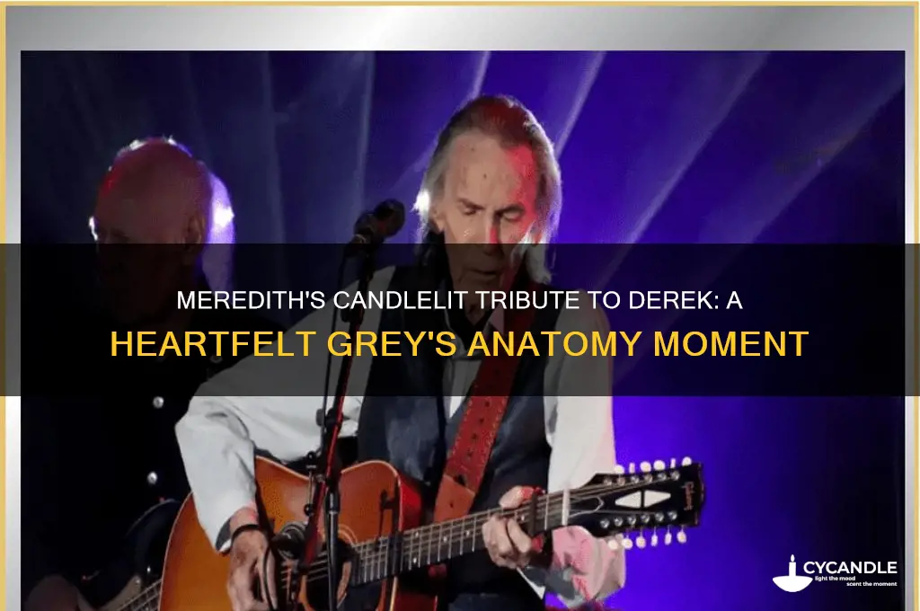 when does merideth light up candles for derek
