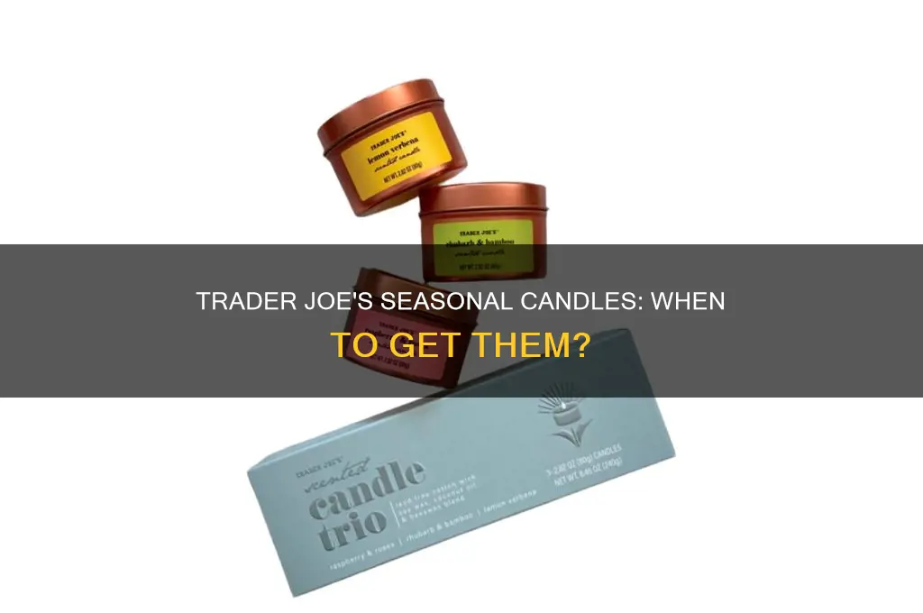 when does trader joes release candles