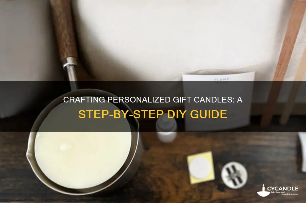 when i can make personal gift candle