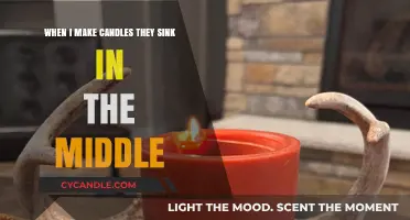 Why Do Homemade Candles Sink in the Middle? Troubleshooting Tips