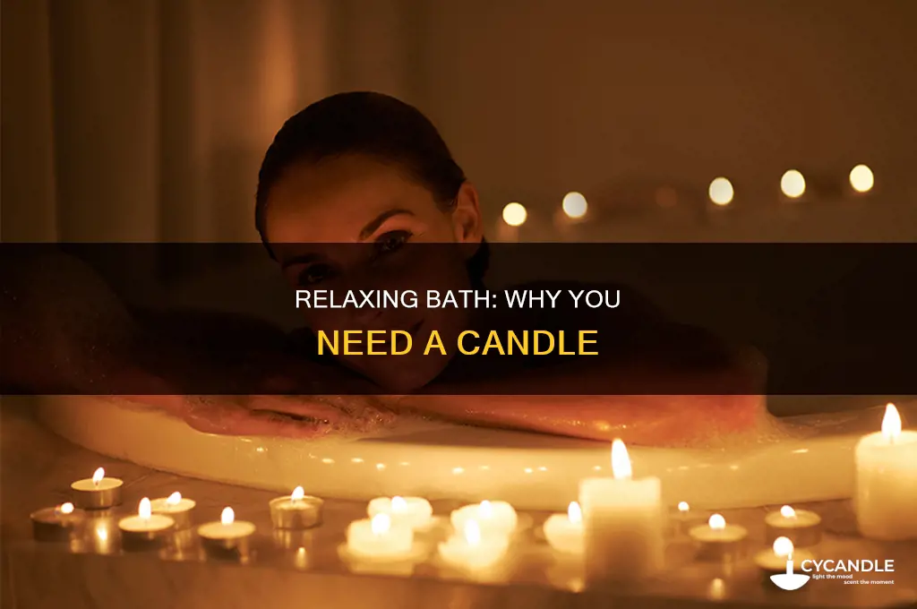 when i want a bath candle