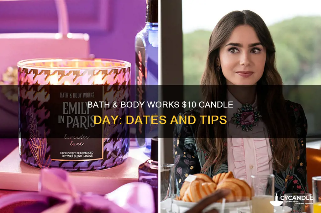 when is $10 candle day at bath & body works