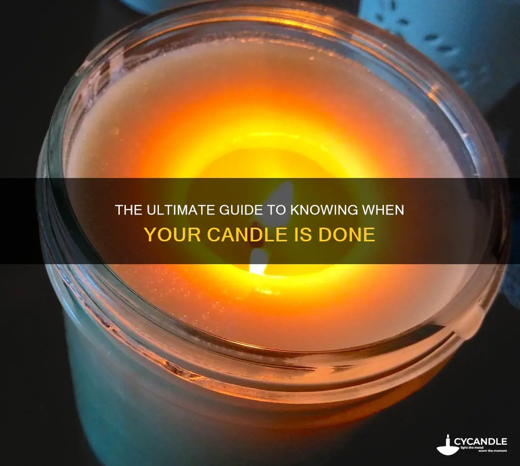 when is a candle done