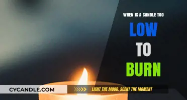 When Is a Candle Too Low to Burn Safely?
