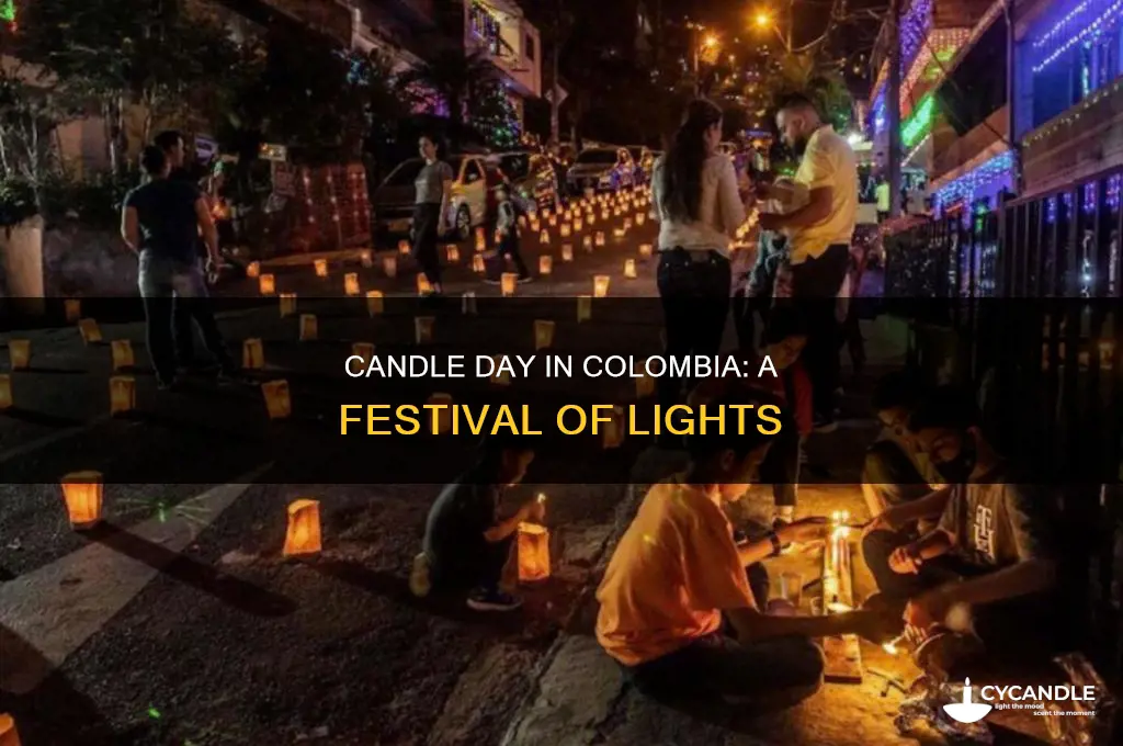 when is candle day in colombia