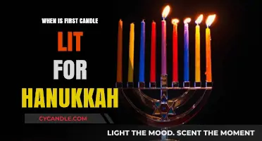 The First Night of Hanukkah: Lighting the Menorah