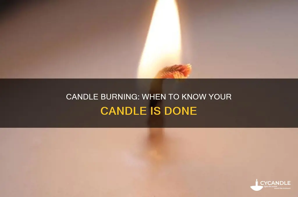 when is my candle done