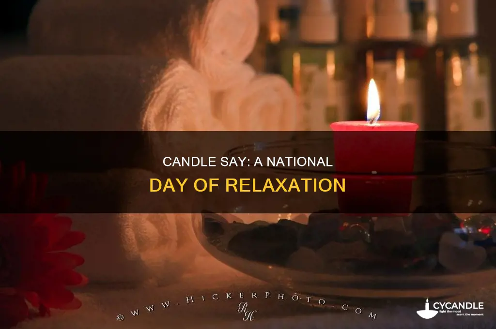 when is national candle say