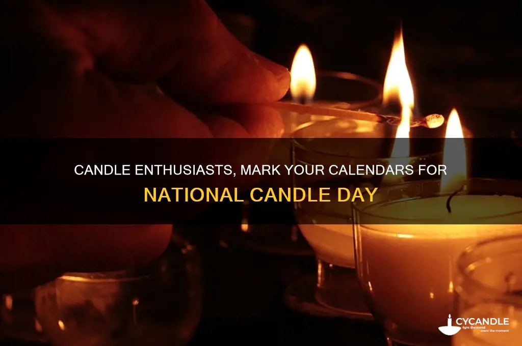 when is natuonal candle day