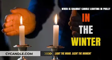 Winter Shabbat Candle Lighting Times in Philadelphia: A Guide