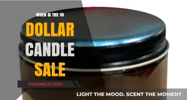 Big Candle Sale: $10 Deals for Three Days