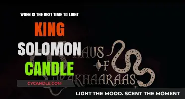 Optimal Timing for Lighting King Solomon Candles: A Spiritual Guide