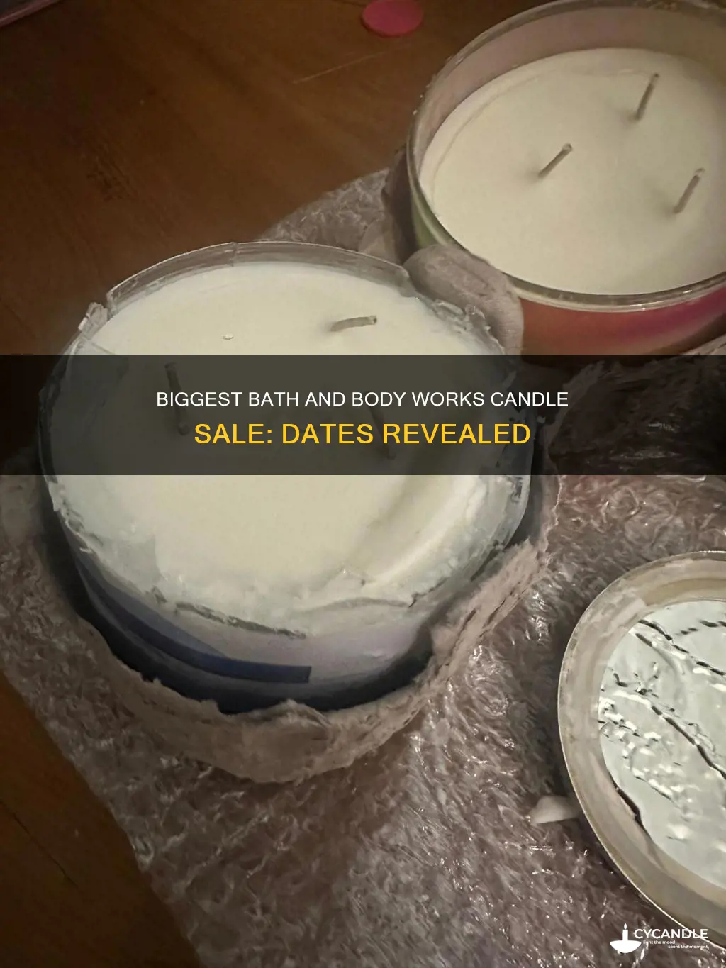 when is the big candle sale at bath and body