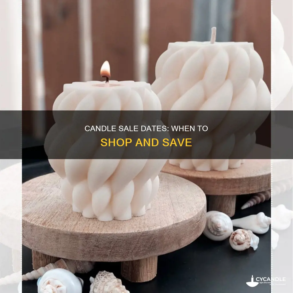 when is the candle sale
