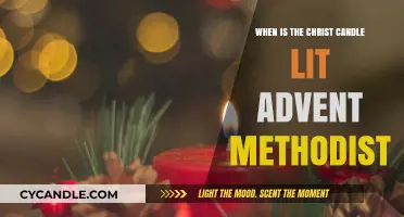 When Is the Christ Candle Lit in Methodist Advent?