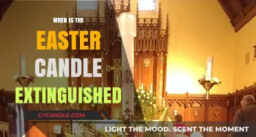 The Easter Candle: When Does It Go Out?