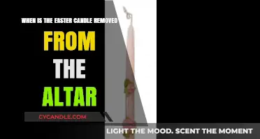 The Easter Candle: When Does It Leave the Altar?