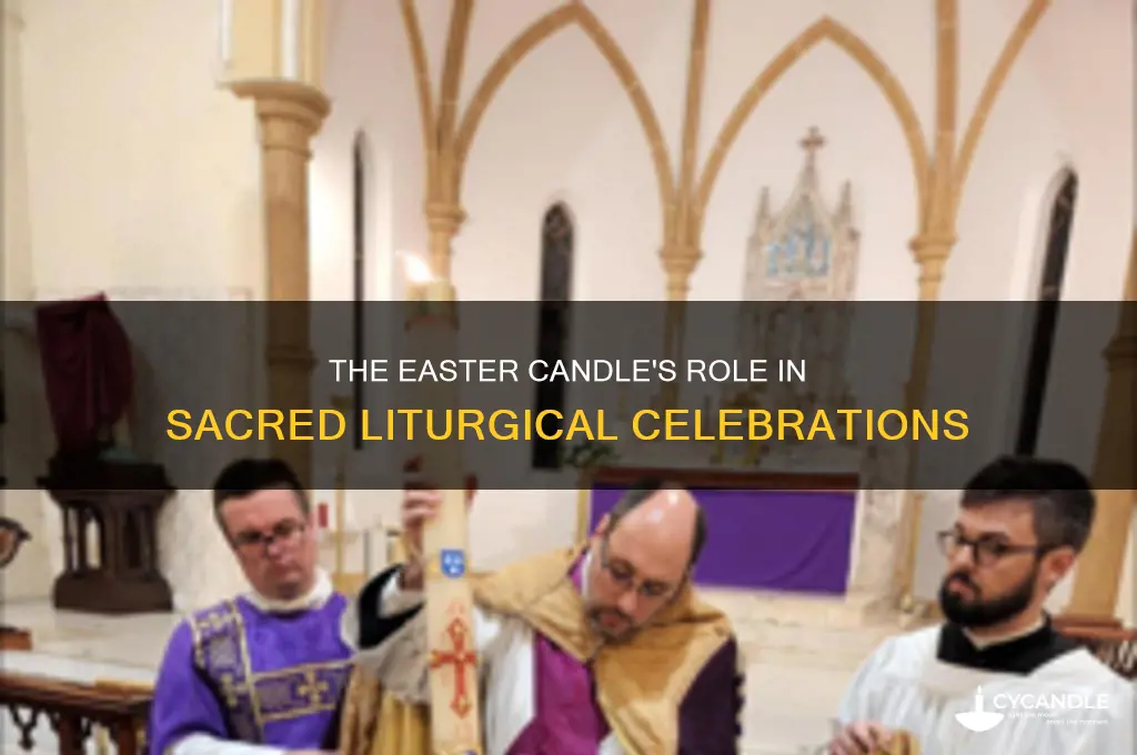 when is the easter candle used