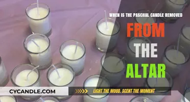 The Paschal Candle: When to Remove It From the Altar