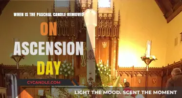 The Paschal Candle's Ascension Day Conclusion