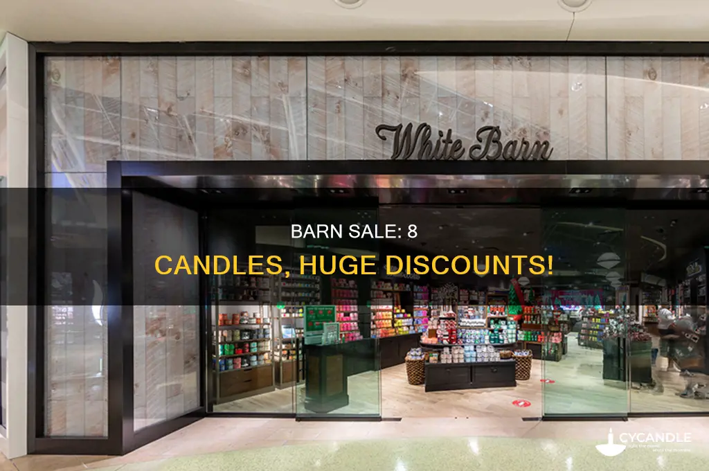 when is the white barn 8 candle sal