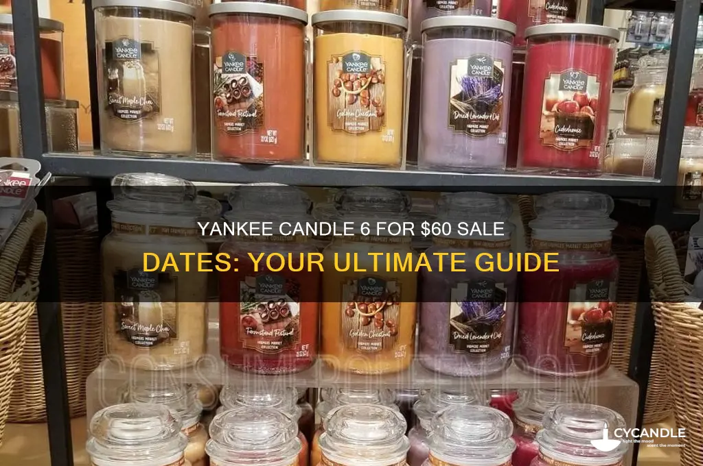 when is yankee candle 6 for $60
