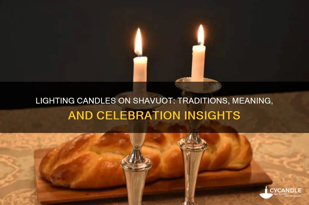 when light candle shavuot