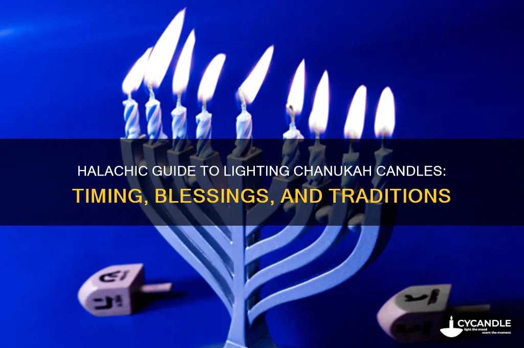 when light chanuka candles halachipedia