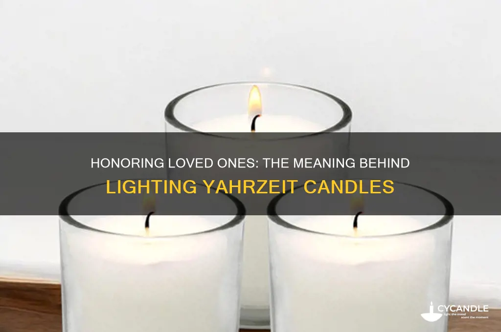 when light yahrzheit candles